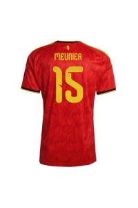 Belgia Thomas Meunier #15 Jalkapallovaatteet Kotipaita MM-kisat 2026 Lyhythihainen